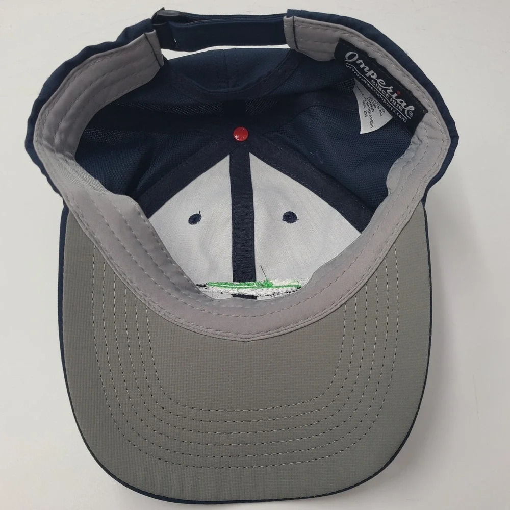 Kwiniaska Golf Club Hat Adjustable Imperial Blue Shelburne Vermont Course Men